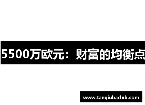 5500万欧元：财富的均衡点